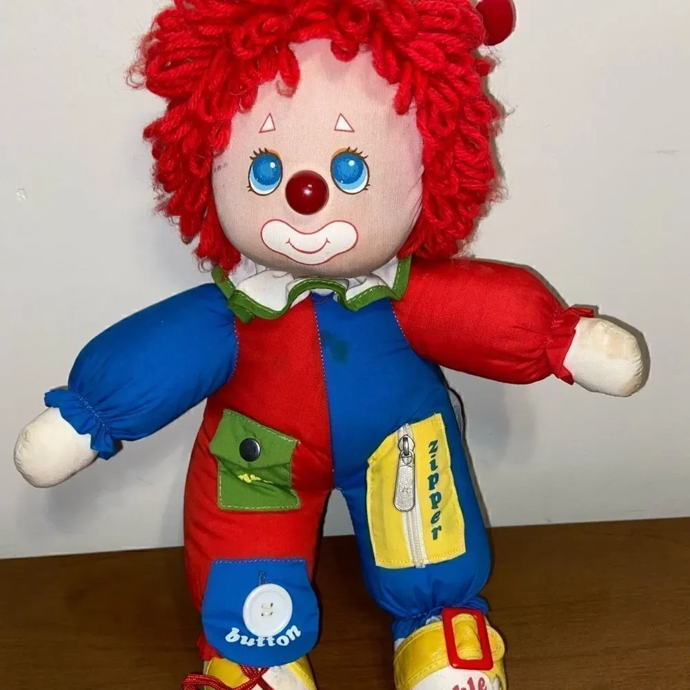 Vintage 1983 Tyco clown plush doll